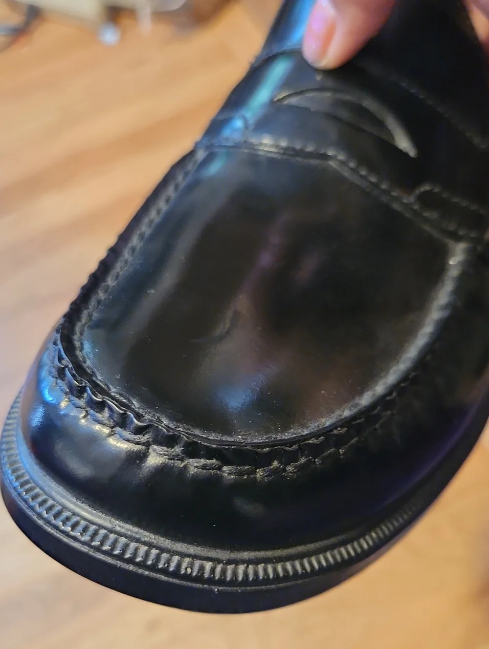 Rockport Black Leather 11N Penny Loafers Preppy Business Church Wedding Formal